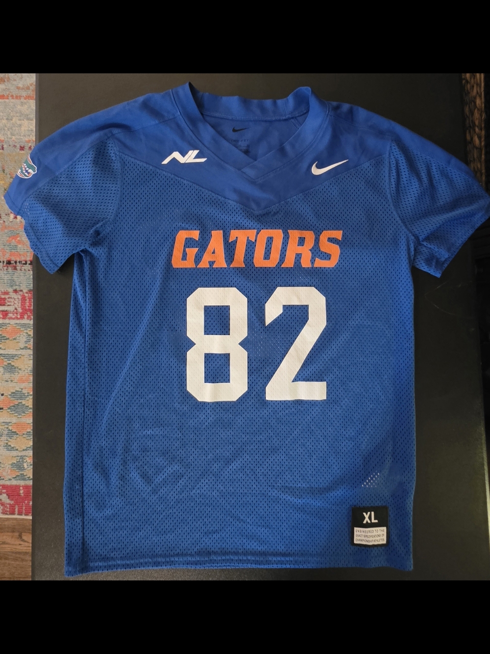 Nike Dri-FIT Florida Gators Lucero #82 Youth XL Football Jersey Blue